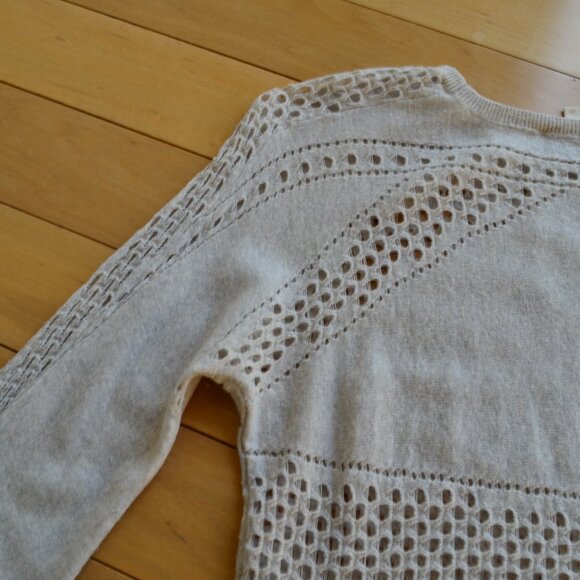 Maje Cashmere Blend Open Knit Sweater XS - Picture 16 of 16
